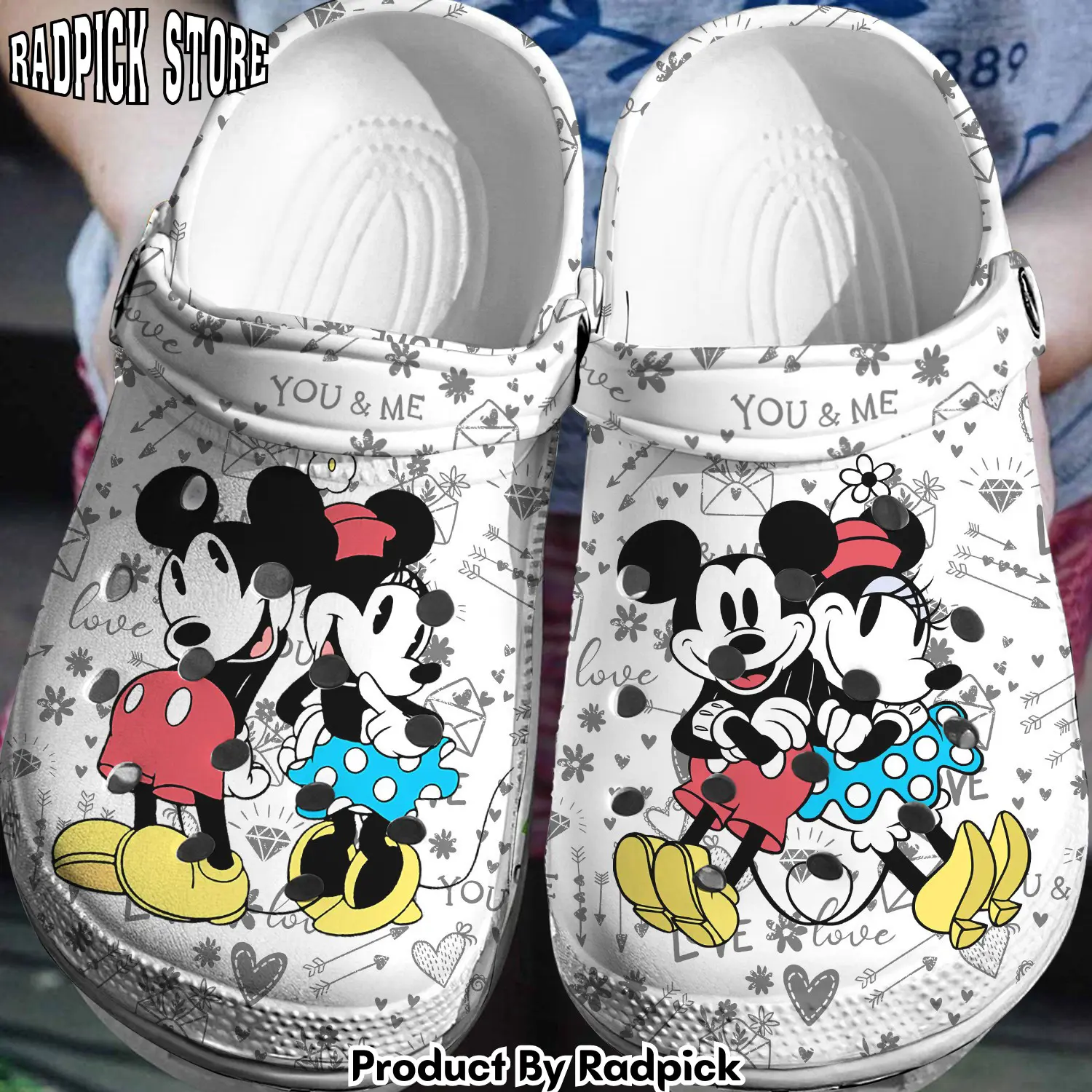 Radpick 3d clog shoes by crocss step into the disney world rp6528378